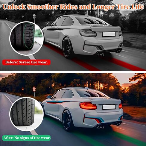 قطعتان من لوحات أدوات محاذاة أصابع القدم، لوحة أدوات محاذاة أصابع القدم مع قطعتين من شريط القياس، مع فتحات تعليق - قياسات سريعة ودقيقة، مناسبة للمركبات المختلفة (يتطلب الاتصال) أسود in Kuwait