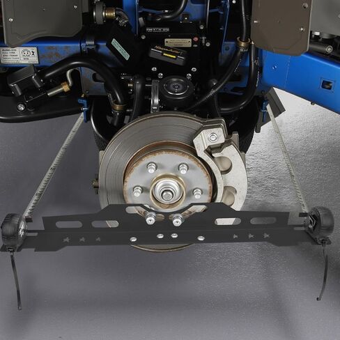 قطعتان من لوحات أدوات محاذاة أصابع القدم، لوحة أدوات محاذاة أصابع القدم مع قطعتين من شريط القياس، مع فتحات تعليق - قياسات سريعة ودقيقة، مناسبة للمركبات المختلفة (يتطلب الاتصال) أسود in Kuwait