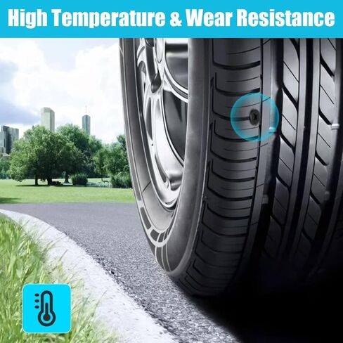 70Pcs Premium Tire Repair Rubber Nail Kit, Tire Repair Rubber Nails,2Size Tire Repair Screws with Screwdriver Tool, tire Repair kit Perfect for Car, Motorcycle, Truck, Bicycle in Kuwait