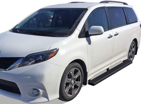Tuxtreme Running Boards 5 inches Matte Black Compatible with Toyota Sienna 2011-2020 (Exclude SE Model) (Nerf Bars Side Steps Side Bars) in Kuwait