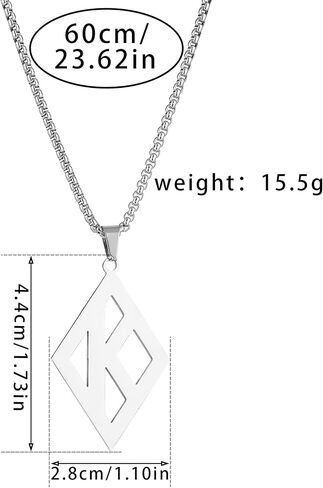 K Fraternity Greek Necklace Jewelry Stainless Steel KAP Pendant Silver Necklace for Men in Kuwait