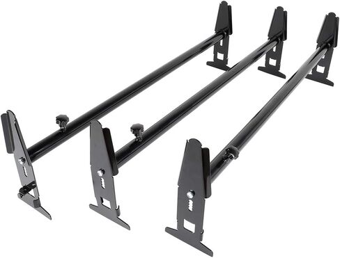SCITOO Roof Rack Crossbars for Chevy Express for Dodge for Ford for GMC 77" 3 Bars Black Vehicle Specific in Saudi Arabia