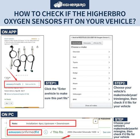1x Upstream or Downstream Oxygen O2 Sensor for 2002-2020 Dodge Ram 1500 2500 3500 4000 3.6L/3.7L/5.7L/5.9L/6.4L/8.3L in Saudi Arabia
