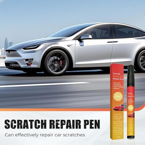 2 Pcs All Cars Magic Pen for Car Scratches, 2026 New Upgrade Magic Car Scratch Removal Pen, Weatherproof Touch Up Paint Pen for Cars, Car Paint Scratch Remover Pen, Fits All Car Colors in Saudi Arabia