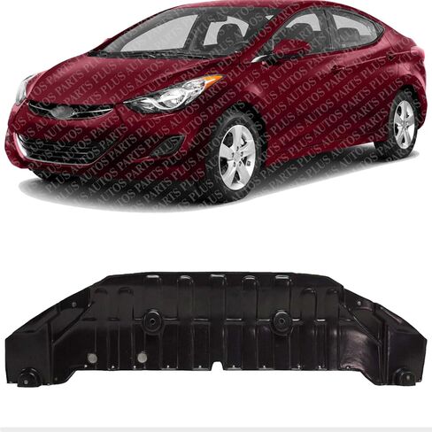 Front Engine Splash Shield Under Cover Direct Replacement Compatible with 2011-2013 Hyundai Elantra HY1228166 291103X000 in Saudi Arabia