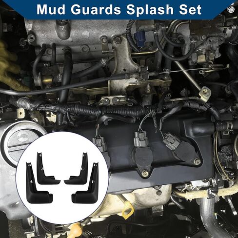 واقيات الطين والرذاذ مع ملحقات التركيب لسيارات BMW MINI Cooper 2022 2023 2024 واقيات الطين الأمامية والخلفية مجموعة واحدة in Saudi Arabia