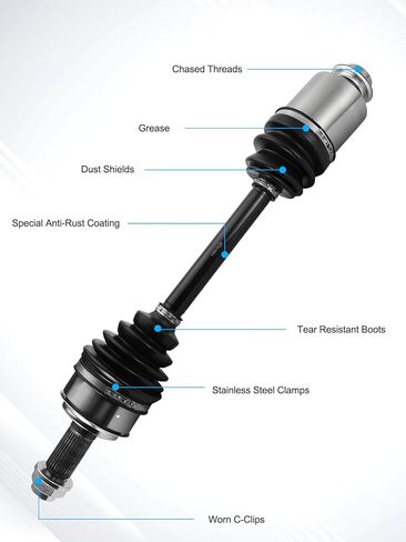 44305T2AA71 1 PCS Front CV Axle Shaft Assembly (1.8L 2.4L) for Acura TSX 2009-2013,for Honda Accord 2008-2014,Civic 2014,Front Right Passenger Side,#66-4251 44305T2AA50 NCV36120 NCV36122 in Saudi Arabia