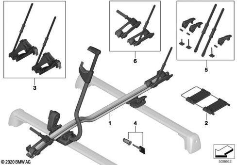 BMW Genuine - Touring & Mountain Bike Rack (Parts May Vary from Photo) in Saudi Arabia
