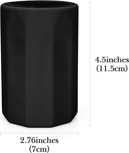 Car Cup Holder Sunglasses Stand, Extra Large Black Soft Silicone Eyewear Organizer with Plush Lined, Vehicle Sun Shades Easy Access Storage, Scratch Protection in Saudi Arabia