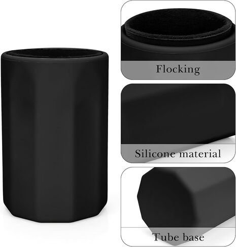 Car Cup Holder Sunglasses Stand, Extra Large Black Soft Silicone Eyewear Organizer with Plush Lined, Vehicle Sun Shades Easy Access Storage, Scratch Protection in Saudi Arabia