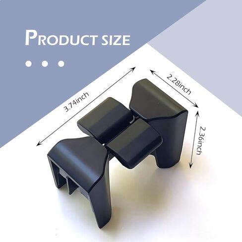 Cup Holder Insert Divider, ABS Plastic Compact Structure Center Cup Holder Clip, OEM NO. 55604-48020 5560448020, Compatible Highlander 2002 2003 2004 2005 2006 2007 (Black) in Saudi Arabia