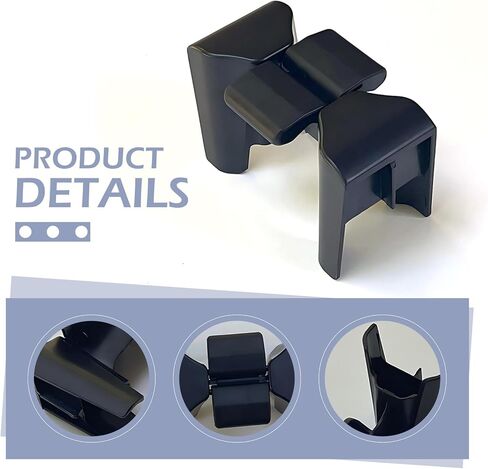 Cup Holder Insert Divider, ABS Plastic Compact Structure Center Cup Holder Clip, OEM NO. 55604-48020 5560448020, Compatible Highlander 2002 2003 2004 2005 2006 2007 (Black) in Saudi Arabia