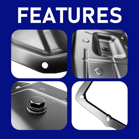 طقم وعاء زيت ناقل الحركة 6R80 مع قابس تصريف وحشية من الألومنيوم - يناسب Ford Expedition/Lincoln Navigator - بديل مباشر لـ BR3Z7A194A، 265-854 in Kuwait