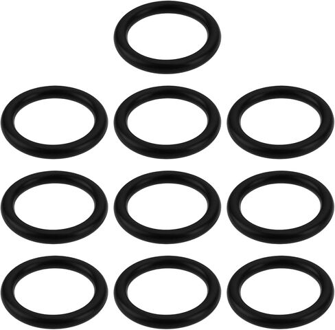 10pcs 16x12x2mm Oil Dipstick O-Ring 034115427B N91056801 Compatible with Audi A6 C5 in Saudi Arabia