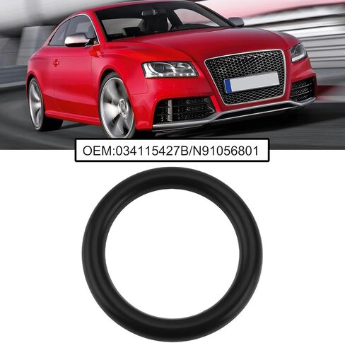 10pcs 16x12x2mm Oil Dipstick O-Ring 034115427B N91056801 Compatible with Audi A6 C5 in Saudi Arabia