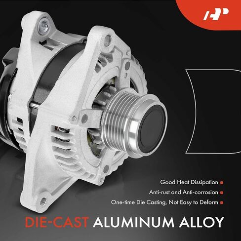 A-Premium Alternator Compatible with Toyota 2010-2014 Highlander, 2010-2015 Venza, L4 2.7L, 12V 130A 6-Groove Clutch Pulley Clockwise in Saudi Arabia