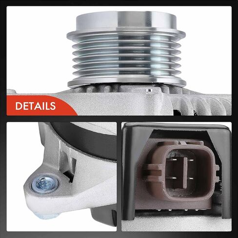 A-Premium Alternator Compatible with Toyota 2010-2014 Highlander, 2010-2015 Venza, L4 2.7L, 12V 130A 6-Groove Clutch Pulley Clockwise in Saudi Arabia