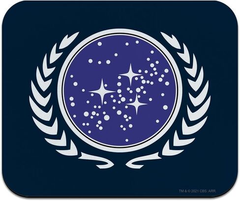 لوحة ماوس مطاطية رفيعة تحمل شعار Star Trek United Union of Planets in Kuwait