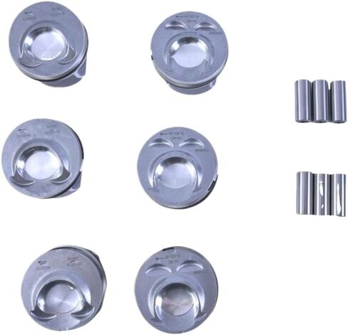 6 Set Engine Piston Rings 03H107065N 03H107065F 03H107066N 03H198151B Compatible With Q7 VR6 3.6L FSI in Kuwait