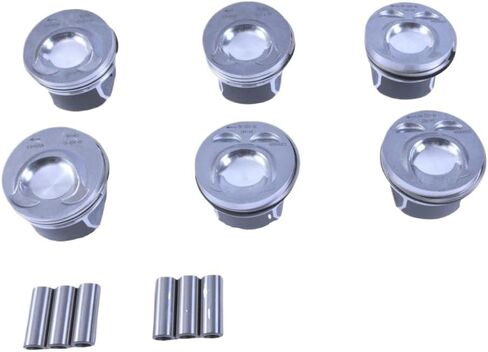 6 Set Engine Piston Rings 03H107065N 03H107065F 03H107066N 03H198151B Compatible With Q7 VR6 3.6L FSI in Kuwait