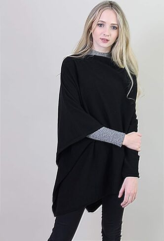 فيفيرانو، نسيج من القطن العضوي الخالص، 5 اتجاهات، معطف وسترة (أسود) خيط محبب in Kuwait