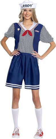 زي Disguise DG123699N النسائي الفاخر Stranger Things Robin Scoops Ahoy - صغير 4-6 أبيض in Saudi Arabia