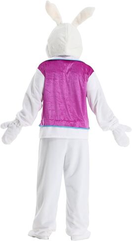 Adult Easter Bunny Costume, Cute Funny Purple Vest Rabbit Mascot Outfit for Easter Dress Up Party, One Size in Kuwait