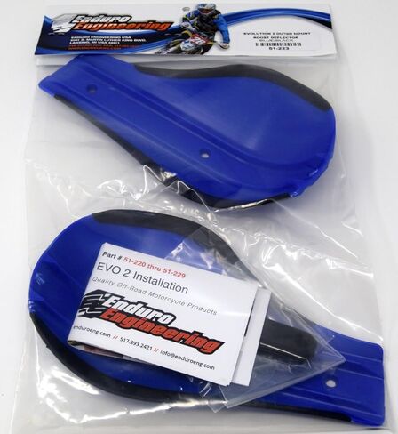 Enduro Engineering Replacement EVO2 Plastic Debris Roost Deflectors Blue 51-223 in Kuwait