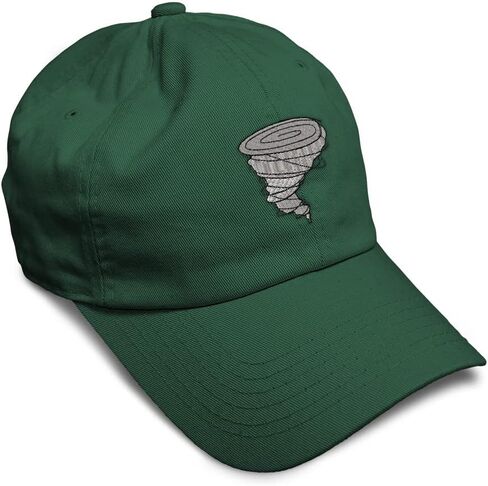 Custom Soft Baseball Cap Tornado Embroidery Weather Tornado Embroidery Twill Cotton Dad Hats for Men & Women in Saudi Arabia