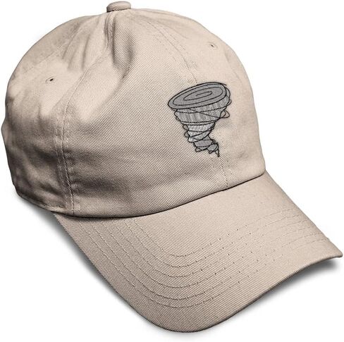 Custom Soft Baseball Cap Tornado Embroidery Weather Tornado Embroidery Twill Cotton Dad Hats for Men & Women in Saudi Arabia