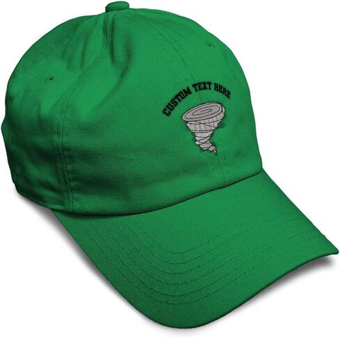 Custom Soft Baseball Cap Tornado Embroidery Weather Tornado Embroidery Twill Cotton Dad Hats for Men & Women in Saudi Arabia