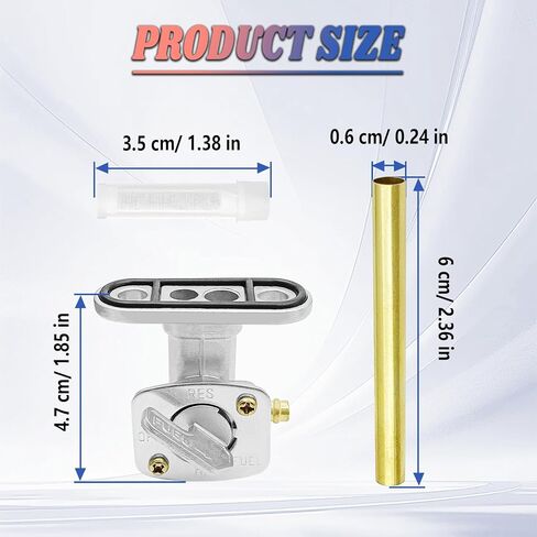 Tank Switch Gas Valve Fuel Petcock w/Gasket Compatible with Yamaha Timberwolf ATV Bear Tracker 250 Bear 250 Bruin 250 Bear400 Gas Fuel Shut Off Valve in Saudi Arabia