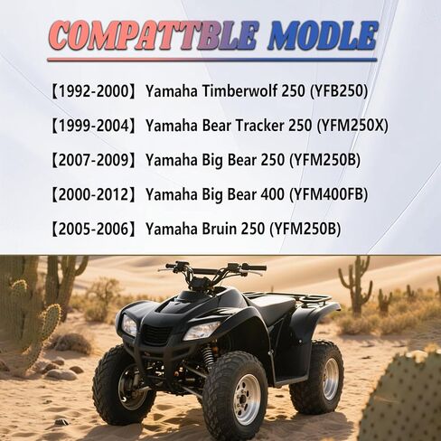 Tank Switch Gas Valve Fuel Petcock w/Gasket Compatible with Yamaha Timberwolf ATV Bear Tracker 250 Bear 250 Bruin 250 Bear400 Gas Fuel Shut Off Valve in Saudi Arabia