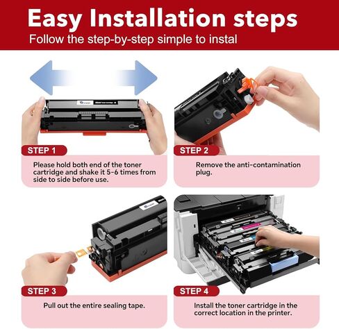مجموعة خرطوشة حبر عالية الإنتاجية 075/075H بديلة لحبر Canon 075 / 075H /CRG-075 متوافقة مع طابعات Canon ImageCLASS LBP640 LBP646Cdw LBP647Cdw MF660 MF665Cdw MF663Cdw MF662Cdw in Kuwait