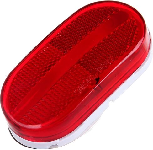 5x RV مقطورة ماركر LED ضوء 6 Led أحمر الجانب ماركر التخليص أضواء أضواء المؤشر ث/عدسة عاكسة سطح جبل لشاحنة شاحنة شاحنة التخييم 12 فولت in Saudi Arabia