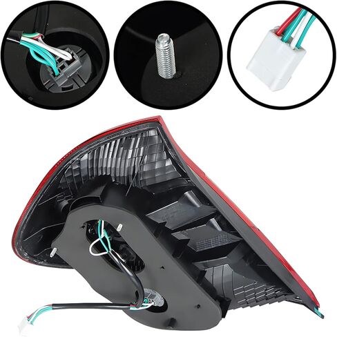 munirater Tail Light Rear Lamp Passenger Side Replacement for Camry 2002-2004 in Kuwait