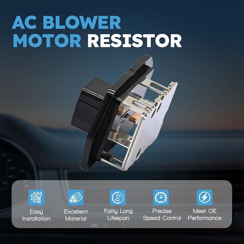 HVAC Blower Motor Resistor with Wire Harness Compatible with Toyota Avalon 2000-2004 Camry 2002-2006 Sienna 2004-2005 Solara 2004-2008 Relpace 8713841020, JA1341 RU294 in Saudi Arabia