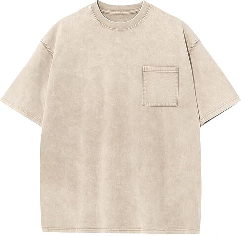 Fkatuzi الأولاد المتضخم حمض غسل التي شيرت الاطفال فارغة خمر قميص الصيف القطن للجنسين الأساسية عادي تي شيرت قمم in Kuwait