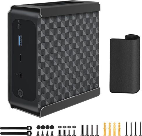 حامل كمبيوتر صغير لجهاز Beelink Mini PC Vesa Mount/Wall Mount/Under Desk، لـ SER5/SER5 Pro/SER5 MAX/S12 Pro/S13/SER6 Pro/SER3/SER4/EQ12/EQ13/Mini S/S12/SEi12/SEi12 Pro والمزيد، مع لوحة ماوس in Kuwait