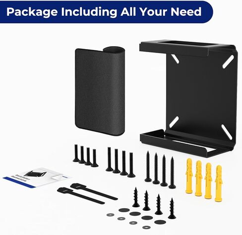 حامل كمبيوتر صغير لجهاز Beelink Mini PC Vesa Mount/Wall Mount/Under Desk، لـ SER5/SER5 Pro/SER5 MAX/S12 Pro/S13/SER6 Pro/SER3/SER4/EQ12/EQ13/Mini S/S12/SEi12/SEi12 Pro والمزيد، مع لوحة ماوس in Kuwait