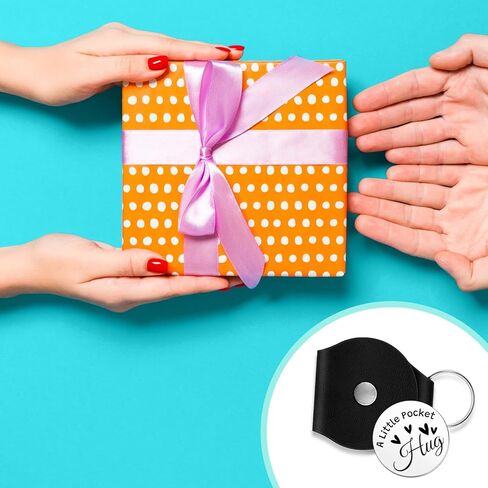 Memorial Gifts Pocket Hug Token Sympathy Gifts for Loss of Mom Dad Brothers Sisters Family Husband Wife Grieving Condolences Gift for Remembrance In Memory of Family Coin with Black Leather Key Chain in Saudi Arabia