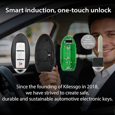 Key Fob Replacement for 2007 - 2013 Nissan Rogue Versa Pathfinder CWTWBU729 315MHz 3 Buttons in Kuwait