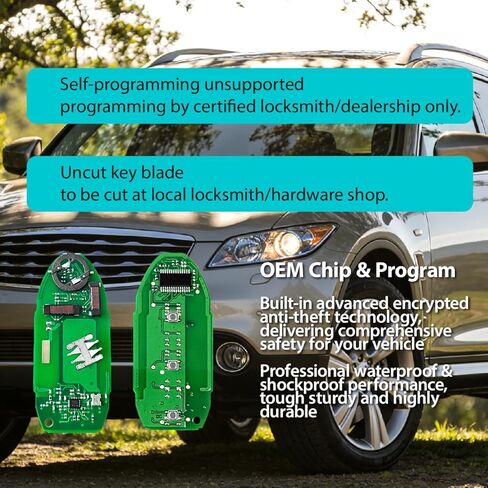 Key Fob Replacement for 2007 - 2013 Nissan Rogue Versa Pathfinder CWTWBU729 315MHz 3 Buttons in Kuwait