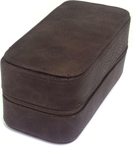 Tech Swiss Travel Watch Case Compact for 2 Watches Storage Protection Zipper in Saudi Arabia