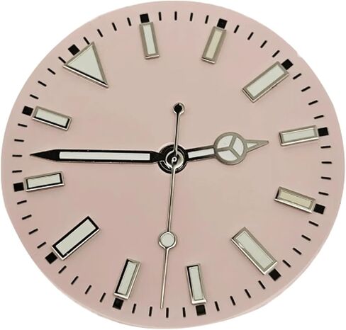 29mm 369 Watch Dial and Hands Set, Green Luminous Pink Watch Face for NH35 NH36 8215 2813 Movements, DIY Modification Accessories in Kuwait