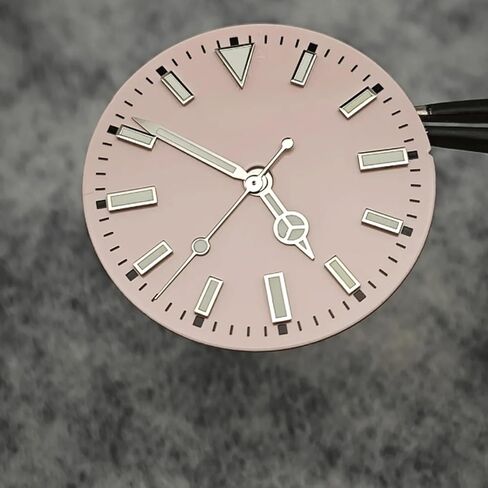 29mm 369 Watch Dial and Hands Set, Green Luminous Pink Watch Face for NH35 NH36 8215 2813 Movements, DIY Modification Accessories in Saudi Arabia