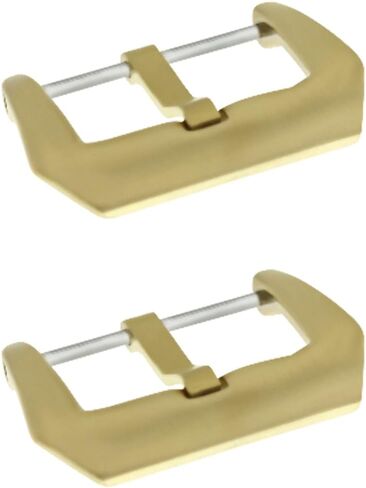 Ewatchparts 2-20mm Bronze Pre-V Screw-In Buckle Compatible With Panerai 40mm Marina Rubber Band Strap in Saudi Arabia