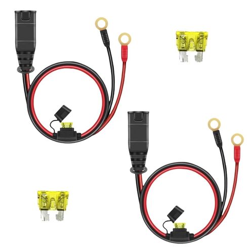 GC002 X-Connect M6 (1/4in) سلك تسخير مناسب لـ NOCO Eyelet Terminal Connector Smart BatteryChargers ملحق Genius Smart Battery Chargers (2-Pack) in Kuwait