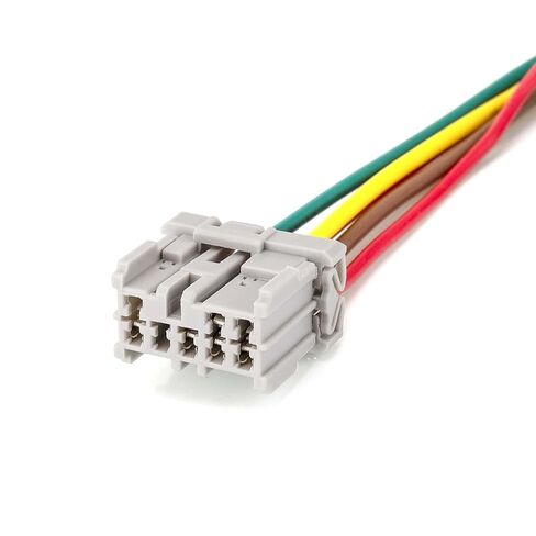 طقم أسلاك مقطورة ذو 4 دبابيس مناسب لسيارة Honda Odyssey 2005-2010، موصل T-Connector 4 اتجاهات، سلك مقطورة مسطح، مجموعة أسلاك وصلة سحب جانبية للمركبة مع غطاء غبار وأسلاك نحاسية نقية in Kuwait