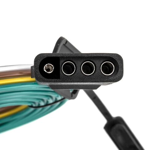 طقم أسلاك مقطورة ذو 4 دبابيس مناسب لسيارة Honda Odyssey 2005-2010، موصل T-Connector 4 اتجاهات، سلك مقطورة مسطح، مجموعة أسلاك وصلة سحب جانبية للمركبة مع غطاء غبار وأسلاك نحاسية نقية in Kuwait